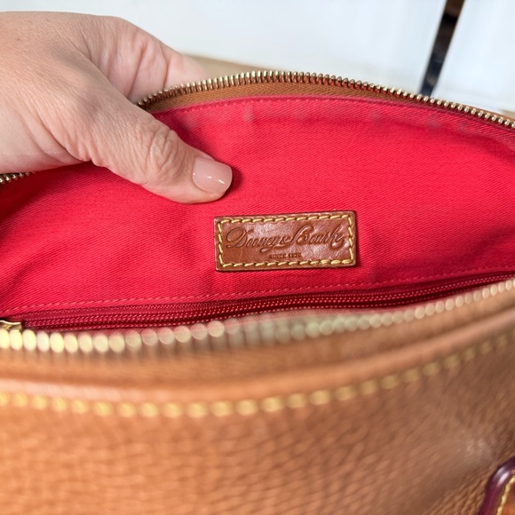 Dooney & Bourke Tan Leather Bristol Satchel - Picture 8 of 12